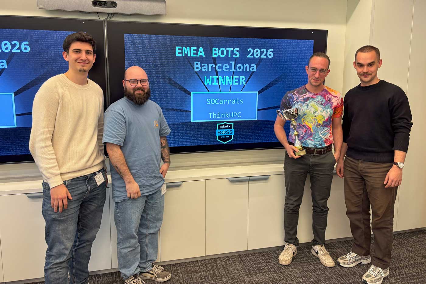 We win first place in Iberia at the Splunk cybersecurity CTF