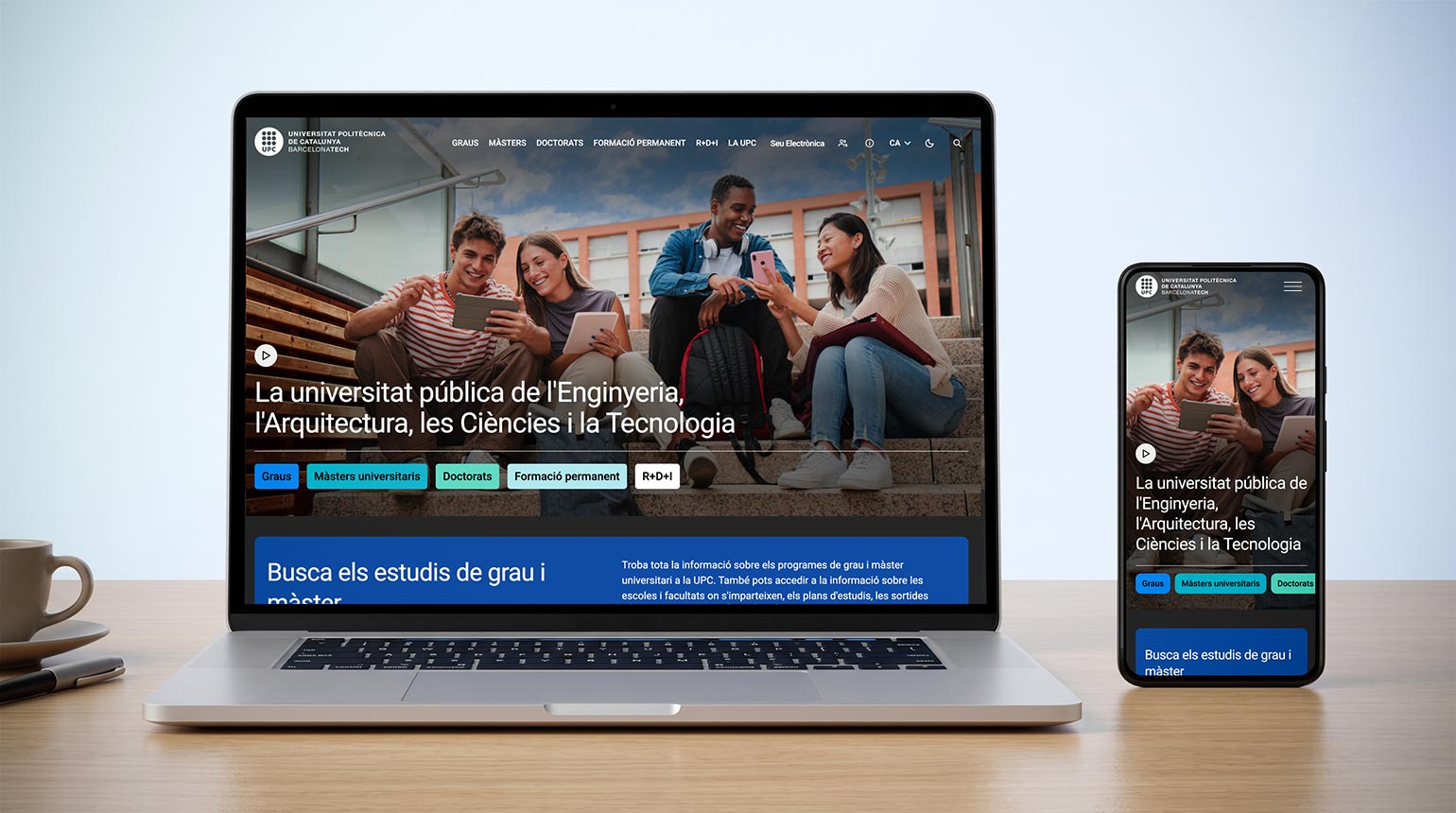 A technological and accessibility leap for the new UPC home page