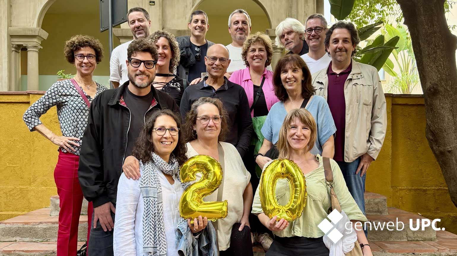 Celebrem els 20 anys de Genweb, el generador web de la UPC